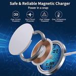 Chargeur sans fil magnétique MagSafe 15W Max pour iPhone 15/14/13 / AirPods Pro, sans adaptateur
