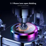 Hat-Prince AR 9H Film de verre trempé en alliage d'aluminium pour lentille arrière Pour iPhone 13 Pro / 13 Pro